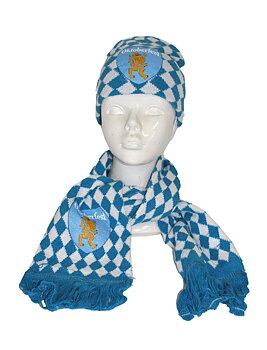Øl-lue og skjerf (oktoberfest)