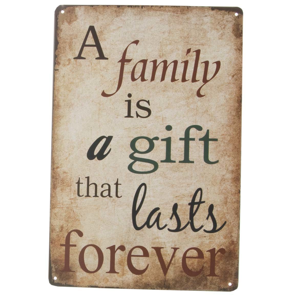 A family is a gift that lasts forever, 20 x 30 cm