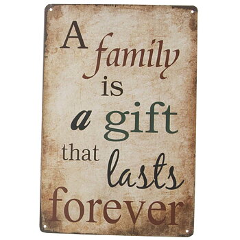 A family is a gift that lasts forever, 20 x 30 cm