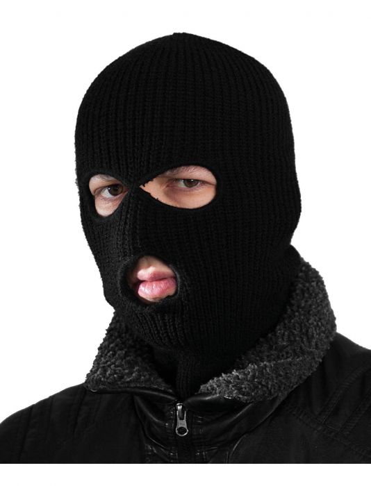 Ranermaske, Balaclava Svart - 2