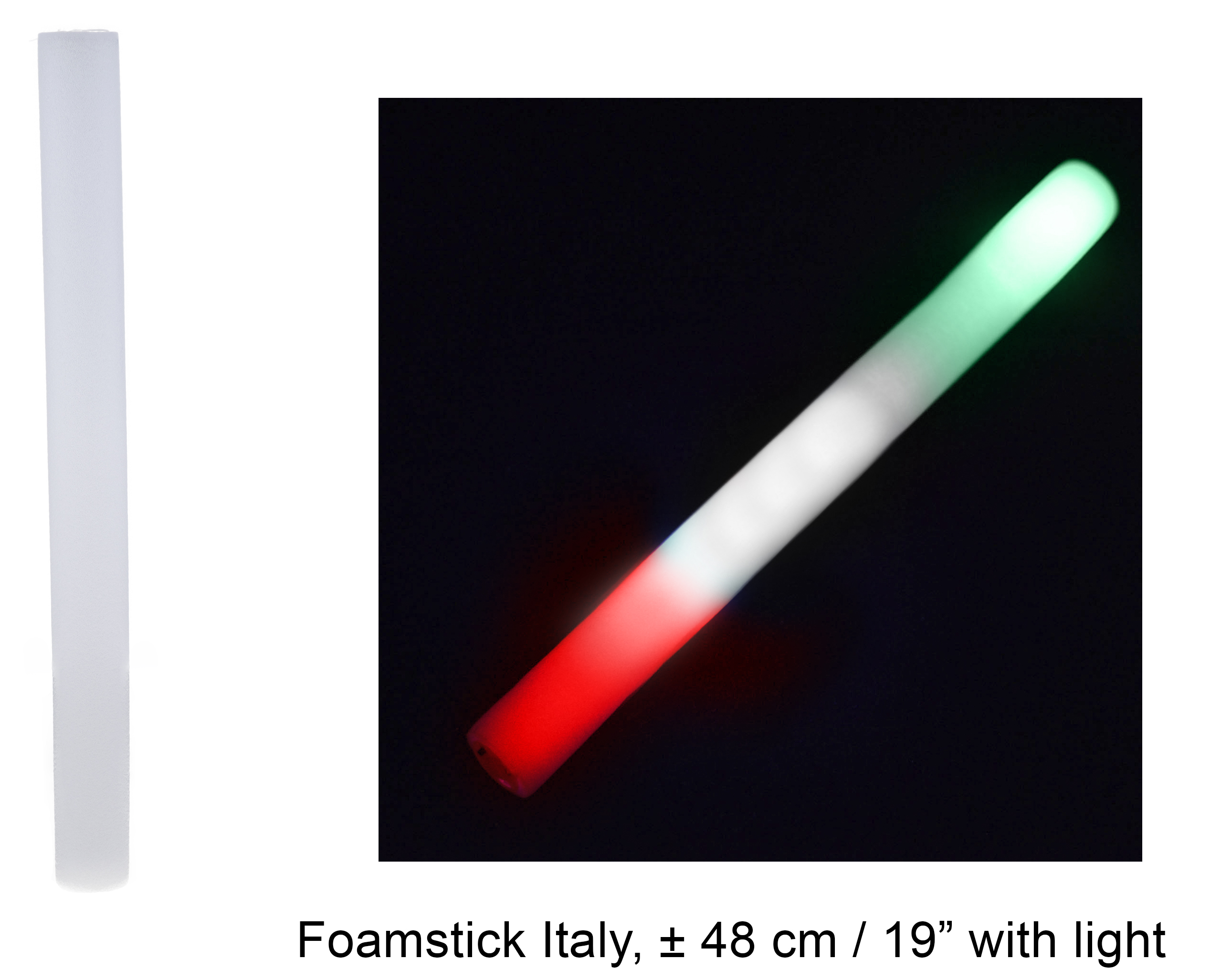 Lysende skumstav ITALIA, (LED) - 2