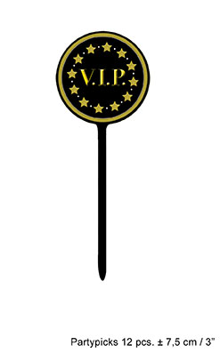 Cocktailpinner VIP Party, 12 stk