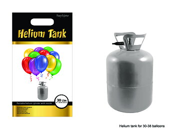 Helium til ballonger (inkluderer ballonger og snøre)