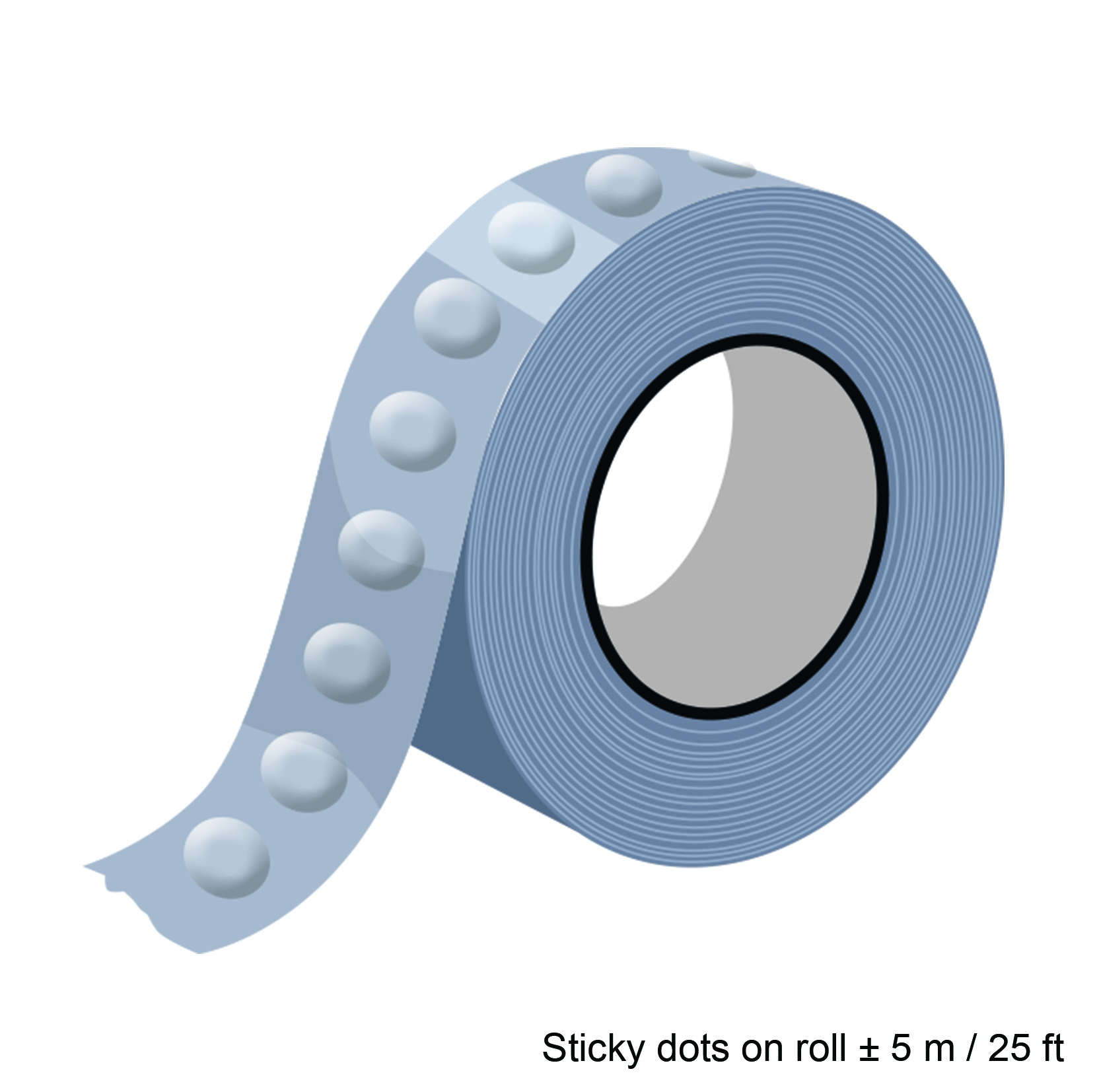 Ballongteip / Stickey Dots (5 m)