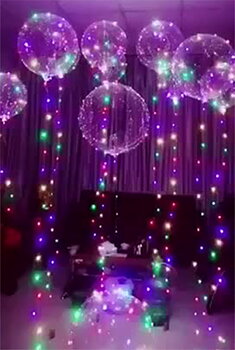 LED-snøre for Ballonger, 3 meter
