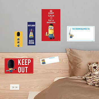 Minions Wall sticker - Stay Out! 