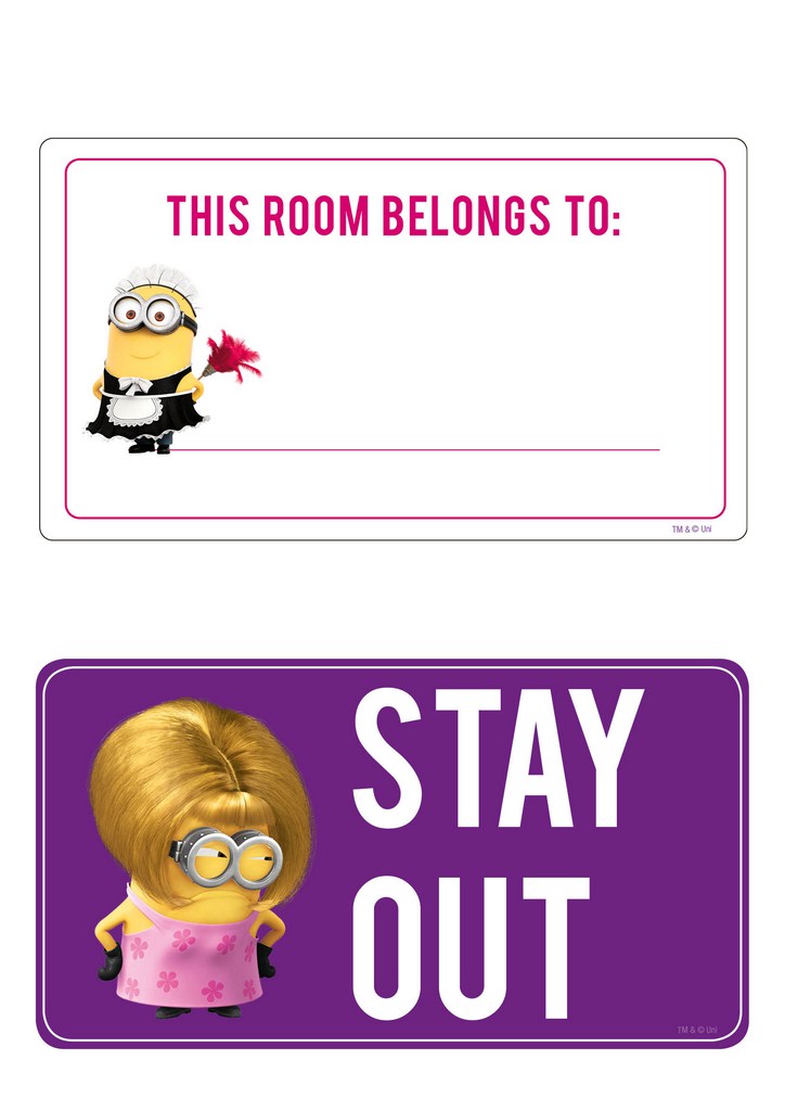Minions  - Stay out!  - 3