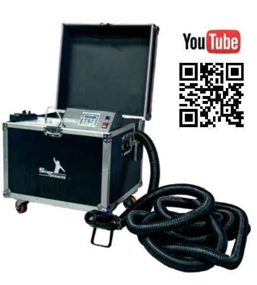 Party snømaskin med Flightcase