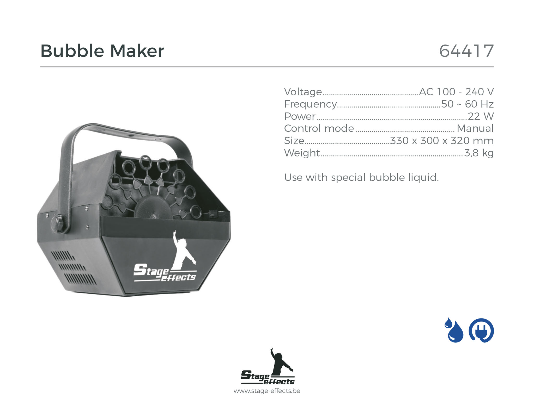 Bobblemaskin / Bubble maker (22W) - 2