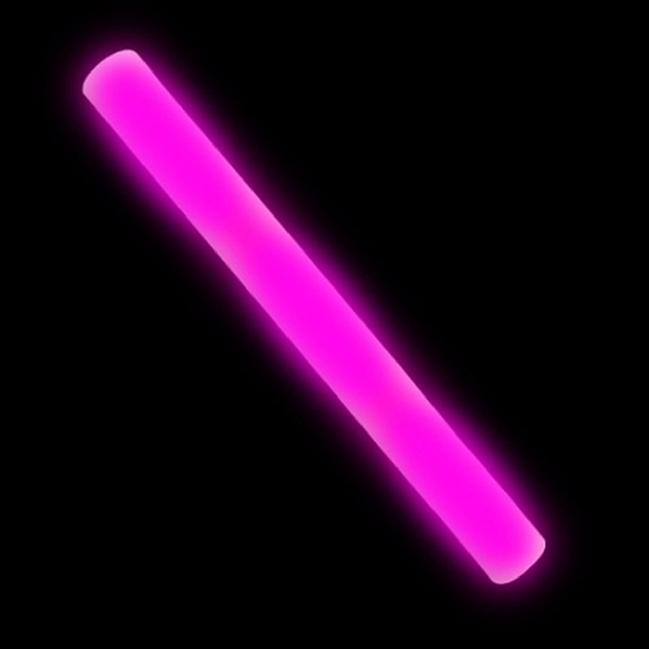 Lysende LED skumstav, 48 cm (Rosa)