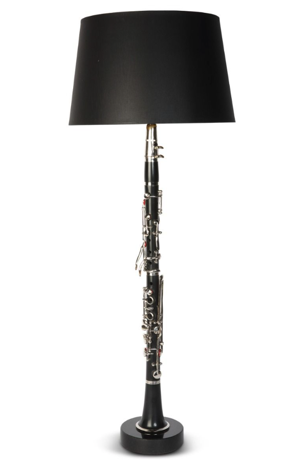 Bordlampe med klarinett, DeFranco