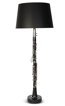 Bordlampe med klarinett, DeFranco