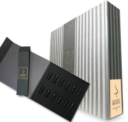 Aroma og duftboks for hvitvin(12 aromaer)