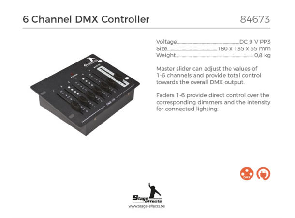 DMX controller (6 kanaler) - 2
