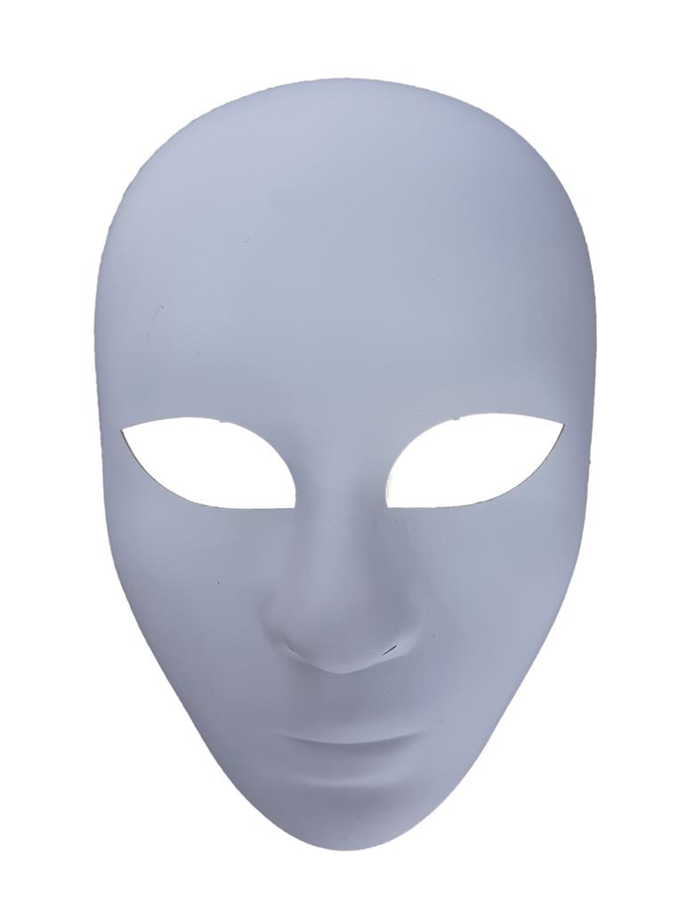 Hvit ansiktsmaske - STATY