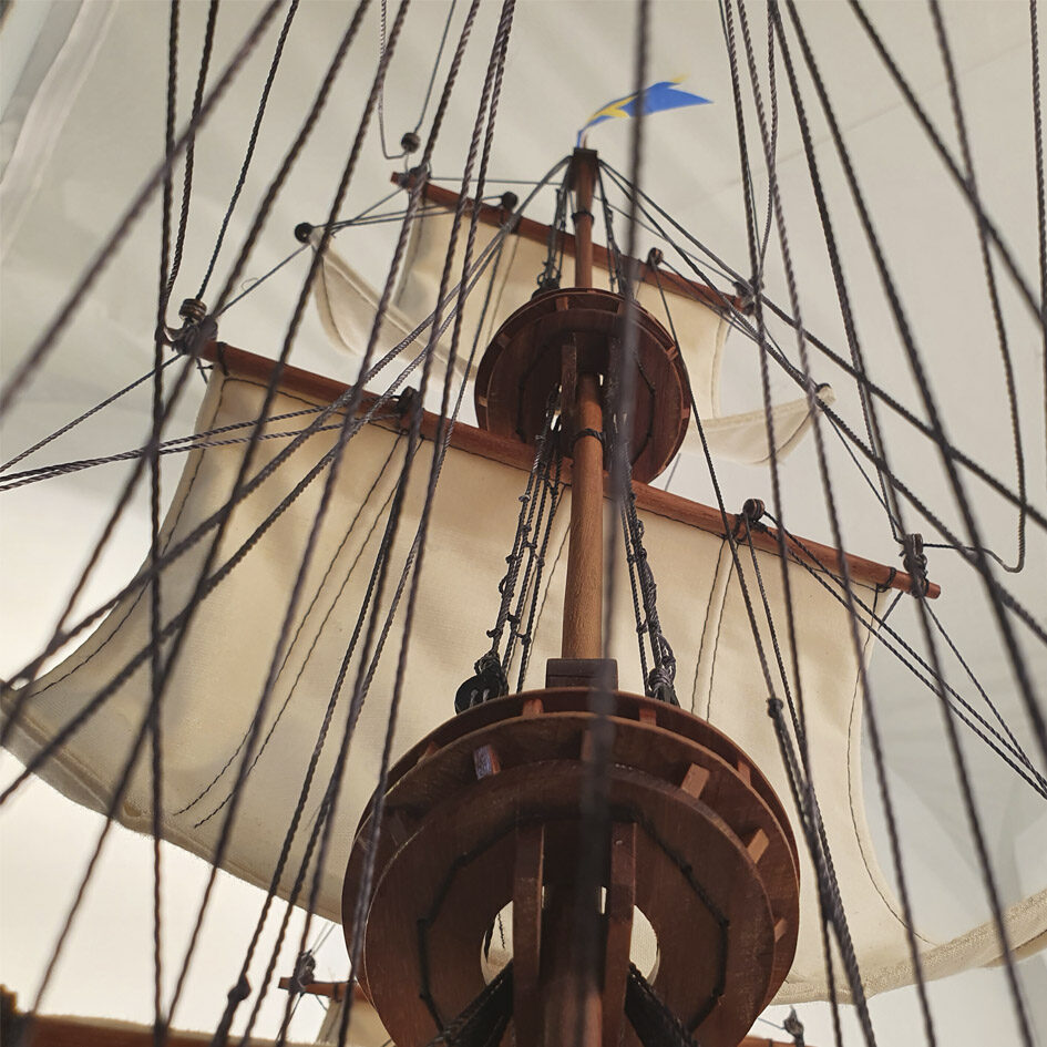 Skipsmodell - Regalskeppet Vasa, 87 cm - 4