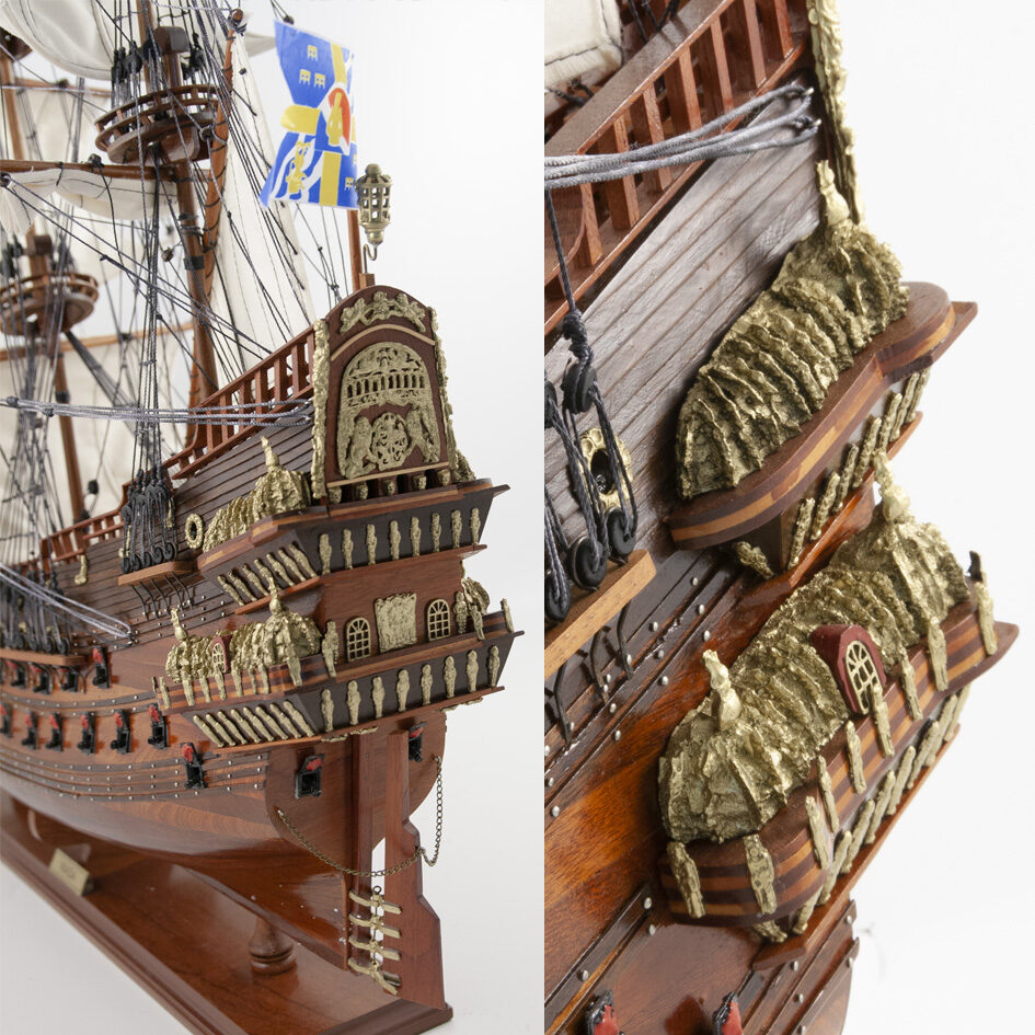 Skipsmodell - Regalskeppet Vasa, 87 cm - 2