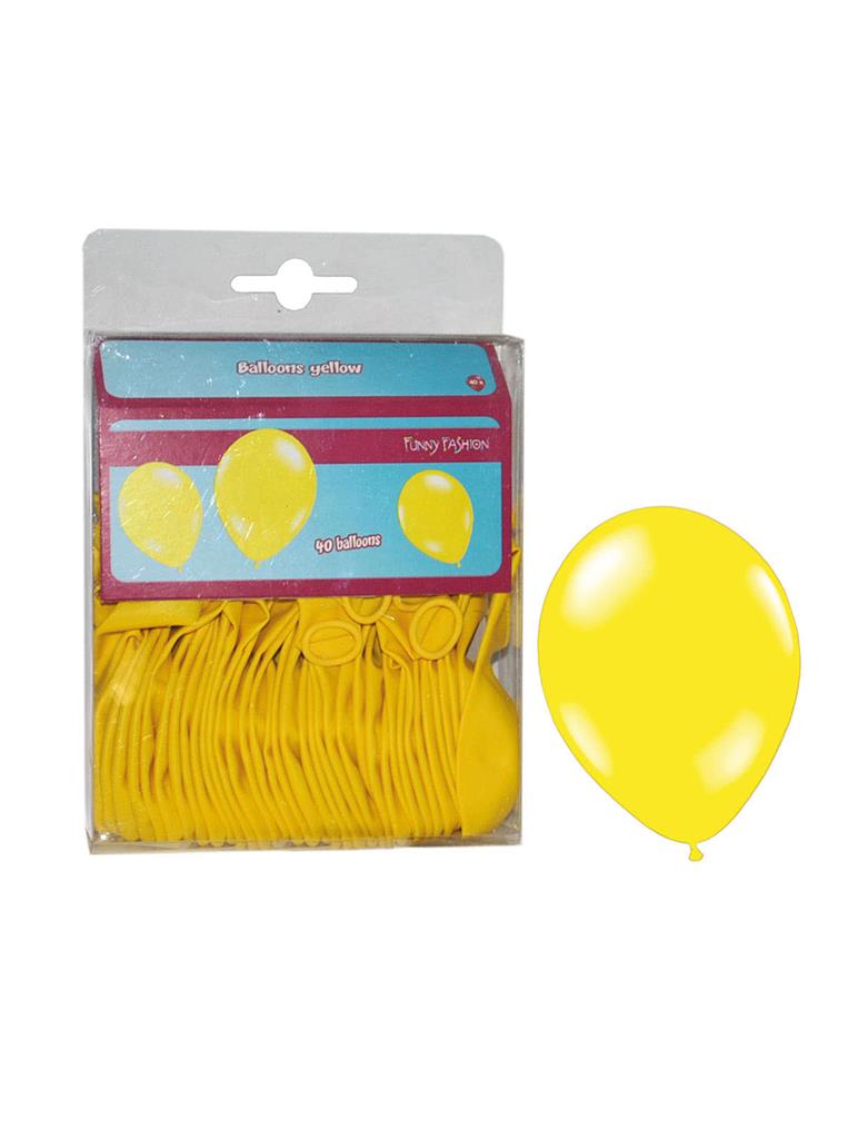 Ballonger Gul farge (40 stk)