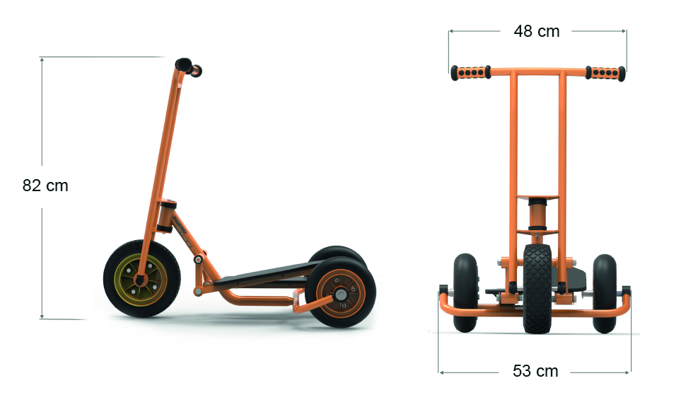 Tråkkesykkel Step'n'Roll - STOR - 3