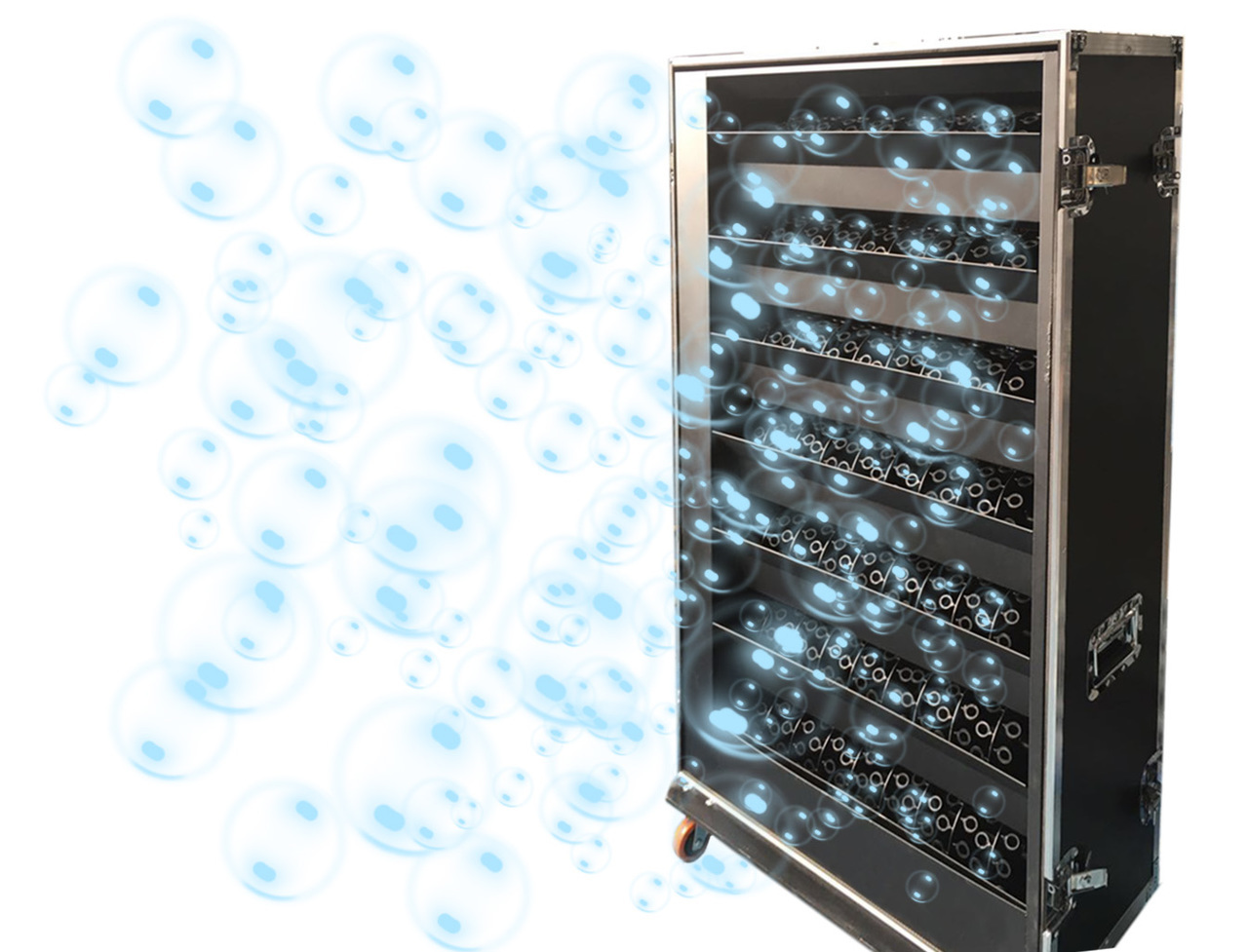 Bobblemaskin / Bubble Machine + Flightcase