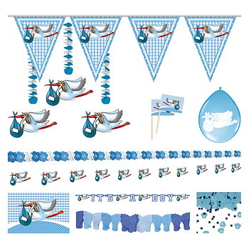Festpakke til nyfødt / Baby Shower - Gutt