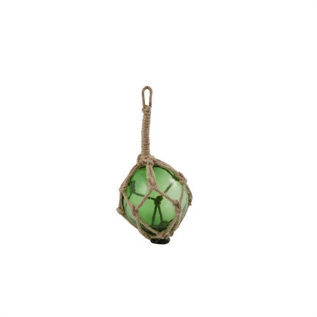 Garnkuler i grønt glass, Ø 10 cm (6 stk)