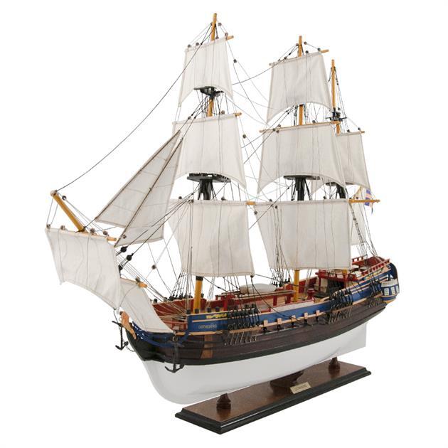 Skipsmodell - Ostindiefareren Götheborg, 80 cm.