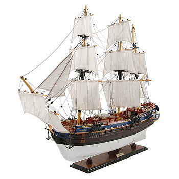 Skipsmodell - Ostindiefareren Götheborg, 80 cm.