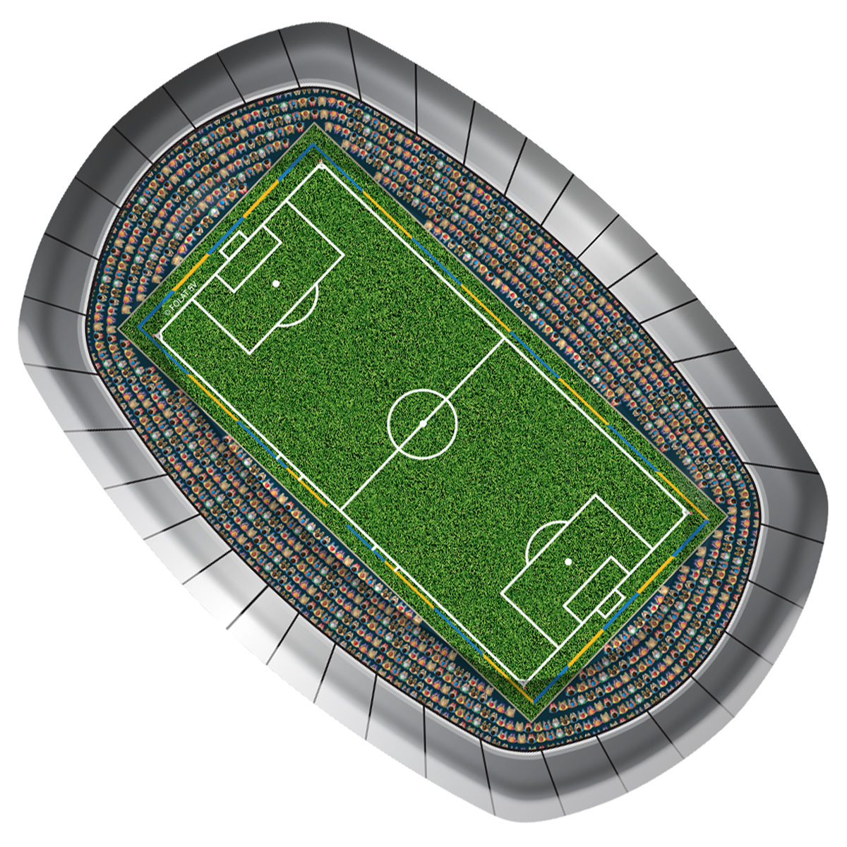 Tallerkner med fotball motiv 