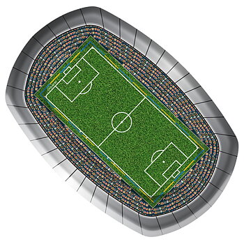 Tallerkner med fotball motiv 