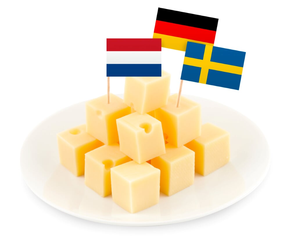 Cocktailpinner flagg Europa