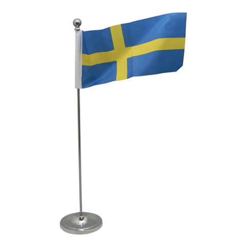 Bordflagg Sverige i Metall - 2