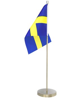Bordflagg Sverige i Metall