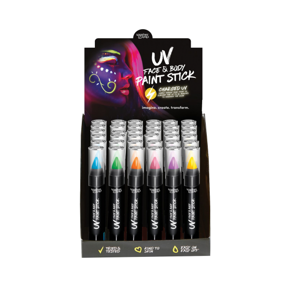 UV ansikts -og kroppsfarge stick
