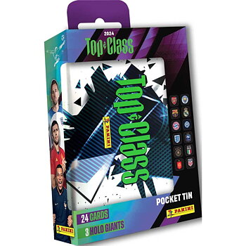 Fotbollskort  Top class 2024 Pocket Tin