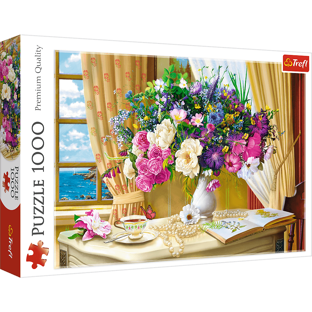 Trefl Pussel Flowers In The Morning, 1000 Bitar