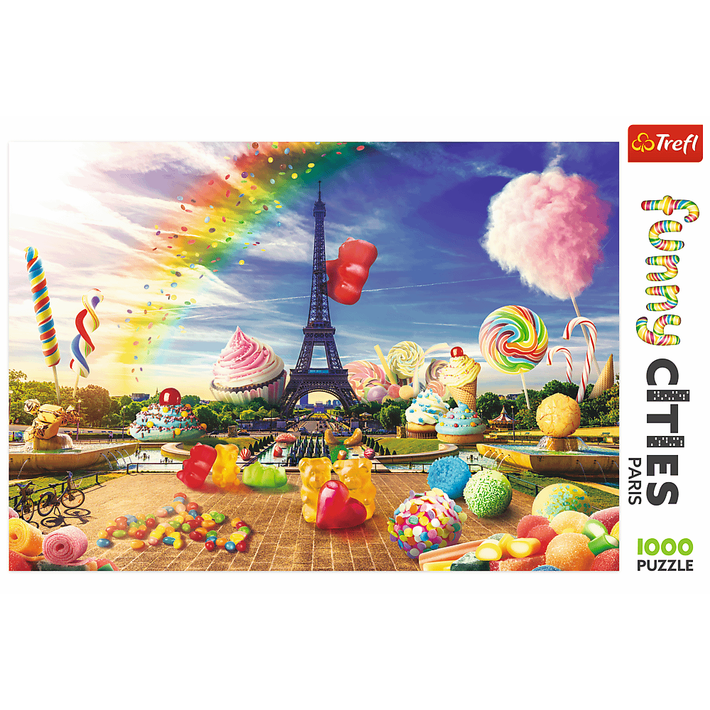 Trefl Pussel Sweet Paris, 1000 Bitar - 2