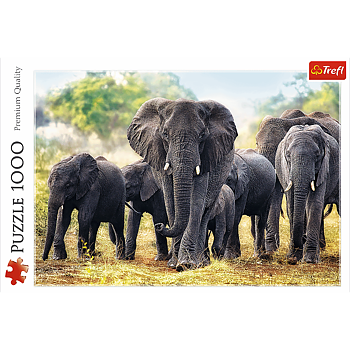 Trefl Pussel African Elephants, 1000 Bitar