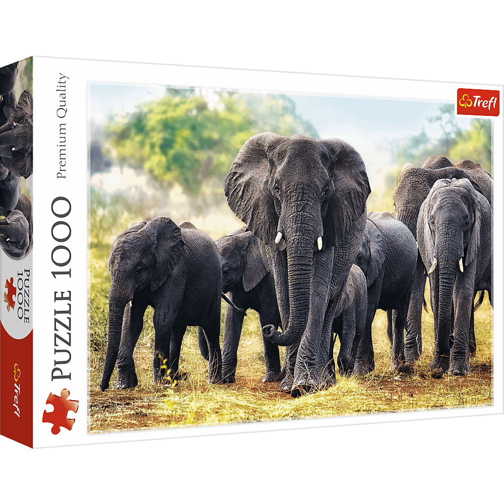 Trefl Pussel African Elephants, 1000 Bitar