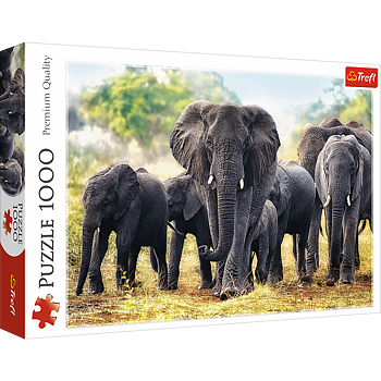 Trefl Pussel African Elephants, 1000 Bitar