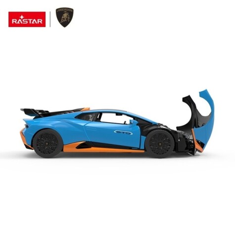 Rastar Die cast 1:32 Lamborghini Huracan STO Blue - 5