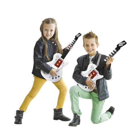 Music Elektrisk Gitarr med Axelband - 2