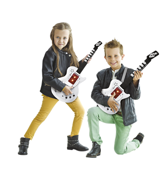 Music Elektrisk Gitarr med Axelband