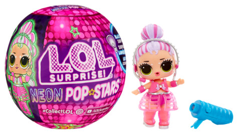LO.L. Surprise! Neon Pop Stars Tot Docka, 1 st - 4