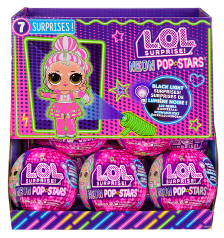 LO.L. Surprise! Neon Pop Stars Tot Docka, 1 st - 3