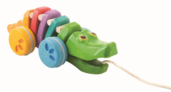 Dancing Alligator Rainbow Dragleksak - PlanToys