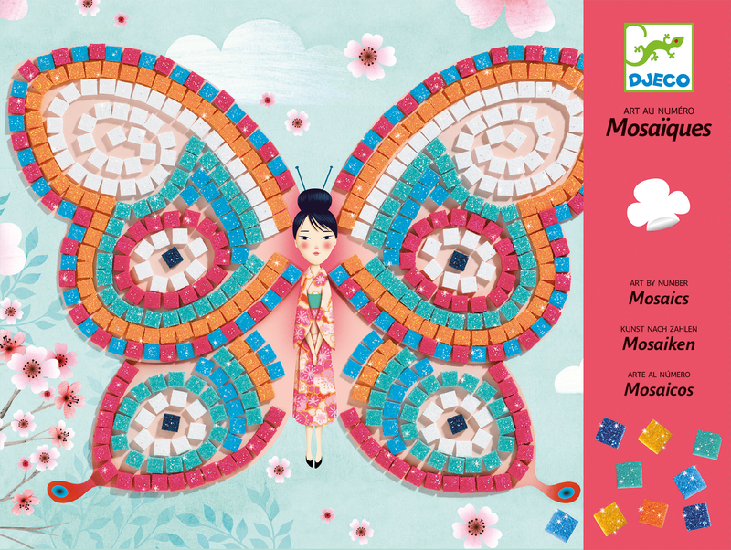 Mosaic, Butterflies - Djeco