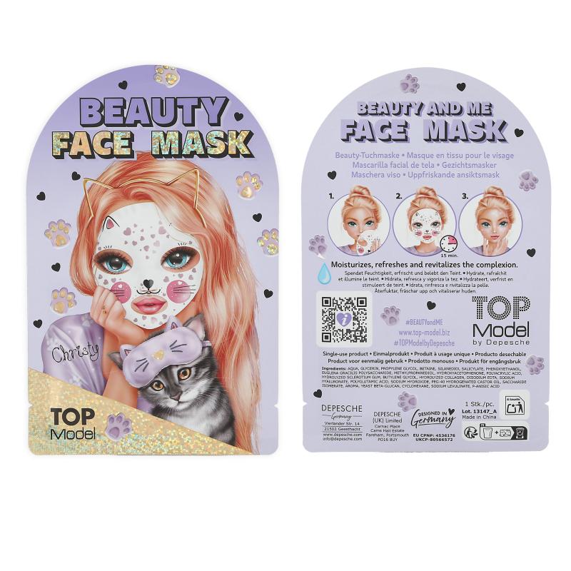 TOPModel Ansiktsmask, Djur BEAUTY and ME - 2