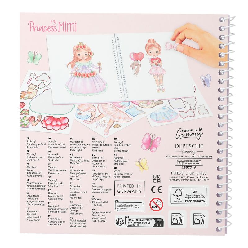 Princess Mimi Dress Me Up Stickersbok - 4