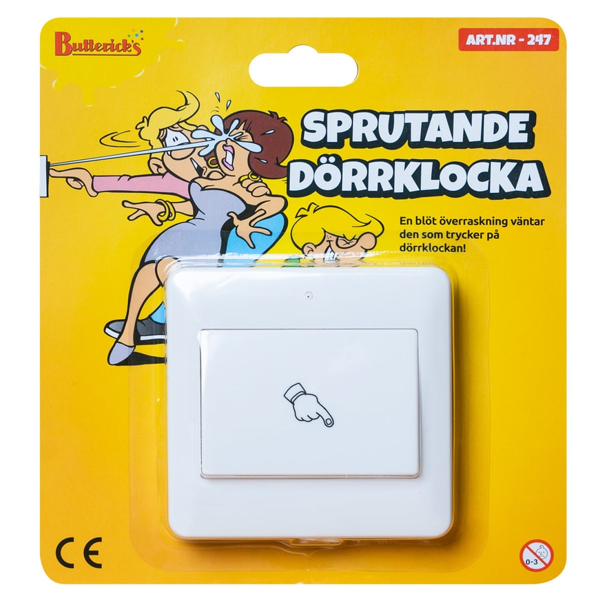 Buttericks Sprutande Dörrklocka